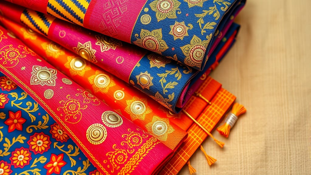 Indian fabric artistry